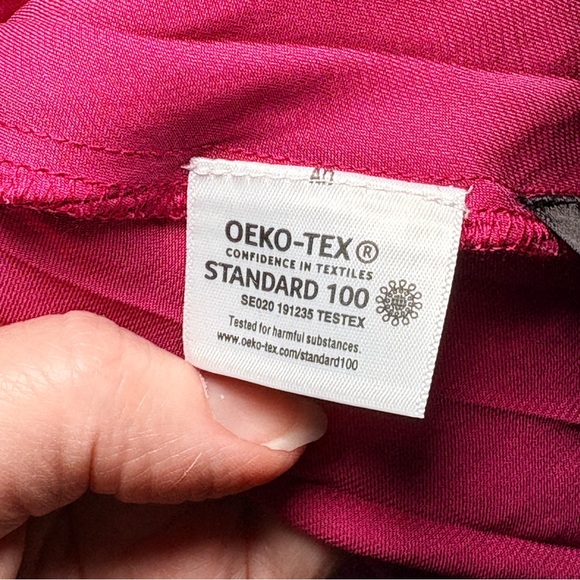 Women’s Fuchsia Long Sleeve Mini Dress Fall Winter Holiday Party XXL - Picture 7 of 8